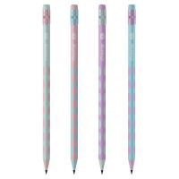 Карандаш ч/гр HB пластик, трехгранный, заточен BERLINGO Haze 1/12/144