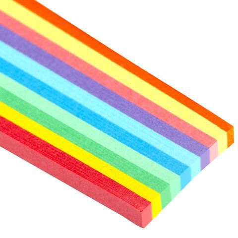 Бумага для квиллинга РАДУГА, 10 цв., 200 полос, 3мм*300мм, 80г/м, ОСТРОВ СОКРОВИЩ (вывод)