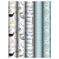 Бумага подарочная глянц 70х100см 80 г/м2 ассорти Childish 1/50 Бумага подарочная глянц 70х100см 80 г/м2 ассорти Childish 1/50