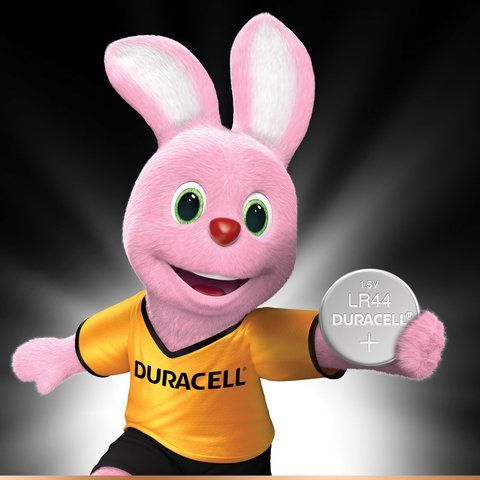 Элемент питания DURACELL, LR44 (V13GA, 76A), алкалиновые, КОМПЛЕКТ 2 шт., в блистере 1/10/100