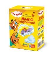 Набор для творчества мыло с картинкой Три кота Карамелька 1/46