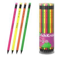 Карандаш ч/гр HB пластик с ластиком ErichKrause Joy Neon 1/42