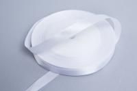 Лента атласная 6мм 25м белая 1/10