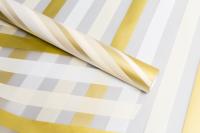 Ролик 58см х10м пленка полипропилен Премиум радуга золото 1/10