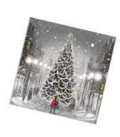 НГ Салфетки (33х33) 3-сл Волшебная ночь (20) 1/12