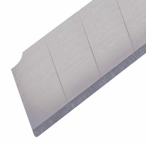 Лезвия для ножей 18мм 10шт толщина лезвия 0,5мм в пл. пенале BRAUBERG 1/10