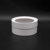 Коробка шайба с прозр. крышкой 21х7,5см белый матовый Коробка шайба с прозр. крышкой 21х7,5см белый матовый