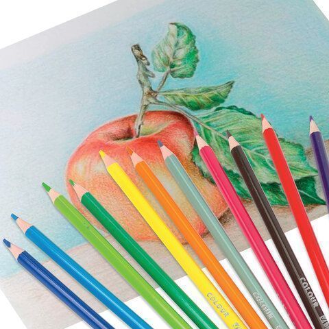 Карандаши цветные 18цв пластиковые, трехгранные, грифель мягкий 3 мм BRAUBERG PREMIUM 1/8/160