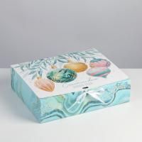 НГ Подарочная коробка 31х24,5х9см Волшебство 1/200