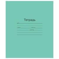 Тетрадь 12л клетка с полями ЗЕЛЕНАЯ Маяк 1/200