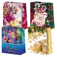 НГ Пакет подарочный ламинированный (26x33x13) Микс№3 1/12/240