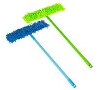 Швабра для пола VETTA микрофиб букли, телескоп. чер 120см, насадка 40х10см, 1/1