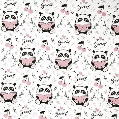 Бумага подарочная 70х100см Золотая Сказка For women,ассор. 5 дизайнов, мелов.70г/м2 1/50