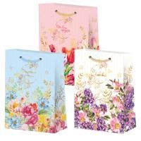 Пакет подарочный бумажный (32,4х44,5х10,2) ламинир микс 1/12/120 Пакет подарочный бумажный (32,4х44,5х10,2) ламинир микс 1/12/120