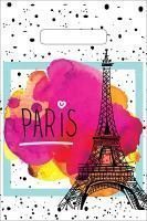 Пакет с вырубной ручкой (20х30)-30 Свидание в париже Интерпак 100/2000 