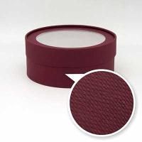 Коробка шайба с прозр. крышкой 21х7,5см винный лён Коробка шайба с прозр. крышкой 21х7,5см винный лён