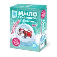 Набор для творчества Мыло с картинкой Машинки Купер красный 1/46