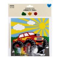 Аппликация из песка Монстр трак ТРИ СОВЫ 1/3/45