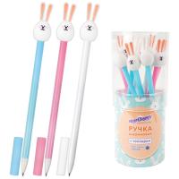 Ручка с топпером УШАСТЫЙ ЗАЙКА шарик 0,35мм, синяя