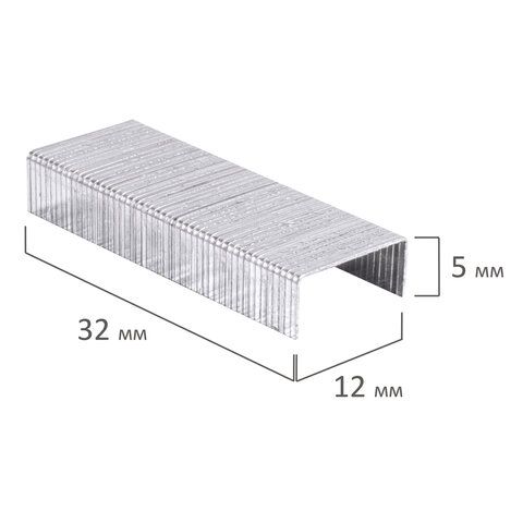 Скобы №24/6 1000шт STAFF Китай 1/10/500