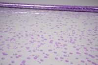 Ролик 70см х10м пленка полипропилен с рисунком Пузыри, сиреневый 1/10  Ролик 70см х10м пленка полипропилен с рисунком Пузыри, сиреневый 1/10