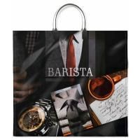 Пакет с пластмассовыми ручками (34х37)-80 Бариста 10/100