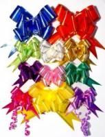 Бант-бабочка 2,8 см цветные с золотой полосой 10/200 Бант-бабочка 2,8 см цветные с золотой полосой 10/200