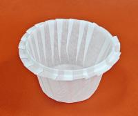 Капсула бумажная круглая для выпечки d 50мм h 40 мм МАФФИН  белая 100/2000