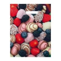 Пакет с вырубной ручкой (31х40)-60 Сладкий букет 50/1000