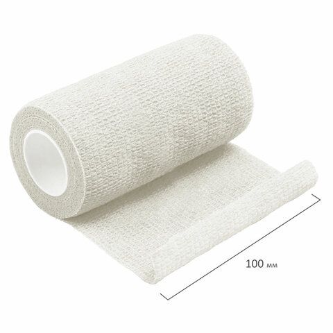 Бинт эластичный самофикс 10смх400см белый ВАРИАНТ 1/160 (Клиент)