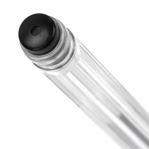 Ручка гелевая черная 0,5мм линия 0,35мм BRAUBERG EXTRA 1/12