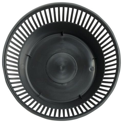 Корзина для бумаг 9л черная сетчатая STAFF Basic Эконом 1/16 (Клиент)