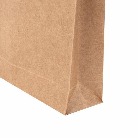 Конверт-пакет В4 объемный (250х353х40мм) до 300 листов, крафт, отрывная полоса, 391157 (вывод)