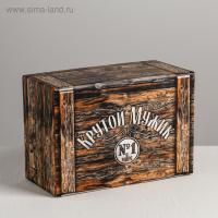 Подарочная коробка 22x15x10см Крутой мужик 1/150
