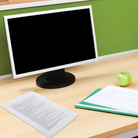 Папка-уголок А4 прозр. бесцветная 0,10мм BRAUBERG 1/50/700