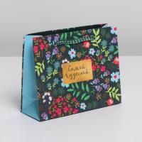 Пакет подарочный бумажный (15х12x5,5) ламинир Present for you 1/1 Пакет подарочный бумажный (15х12x5,5) ламинир Present for you 1/1