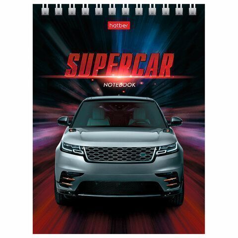 Блокнот 40л А6 110х145мм гребень HATBER Машины 1/6/96