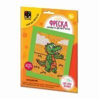 Аппликация фреска Веселый зоопарк Крокодильчик 1/50