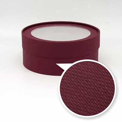 Коробка шайба с прозр. крышкой 21х7,5см винный лён Коробка шайба с прозр. крышкой 21х7,5см винный лён