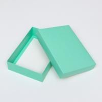 Коробка без окна 210х150х50мм картонная мятная 1/400