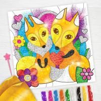 Набор для творчества фреска из песка Рыжее счастье 1/10