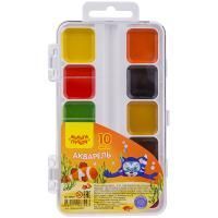 Краски акварельные 10цв медовые Енот в Красном море Мульти-Пульти 1/12