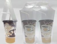 Пакет для переноски 2-х стаканов ПНД (30х25)-30 100/1000