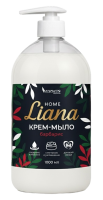 Мыло жидкое крем 1л с дозатором  HOME Liana Барбарис Hermes Industry 1/12