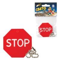 Брелок-подвеска светоотражающий Знак STOP 50 мм 1/5/50