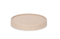 Крышка для супницы 300/500мл d-100мм бумажная OSQ ROUND BOWL kraft lid 100 30/600