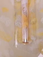 Ролик 60см х 8,5м пленка полипропилен Перышки белый/кремовый 1/10 Ролик 60см х 8,5м пленка полипропилен Перышки белый/кремовый 1/10