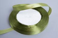 Лента атласная 10мм 25м оливковая 1/10 Лента атласная 10мм 25м оливковая 1/10