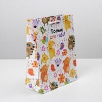 Пакет подарочный бумажный (18х23х8) ламинир Только для тебя 1/1 Пакет подарочный бумажный (18х23х8) ламинир Только для тебя 1/1