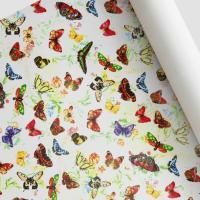 Бумага упаковочная 68,5х100см Летний луг Интерпак 1/50 Бумага упаковочная 68,5х100см Летний луг Интерпак 1/50